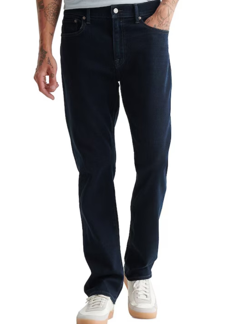 Lucky Brand Men's Navy 410 Athletic Slum Leg Jeans